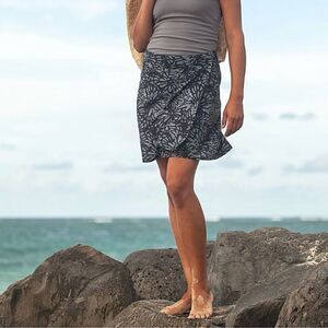 RipSkirt Hawaii Shibori Charcoal Length 2 Size XXL Quick Dry Swim Skirt Cover Up